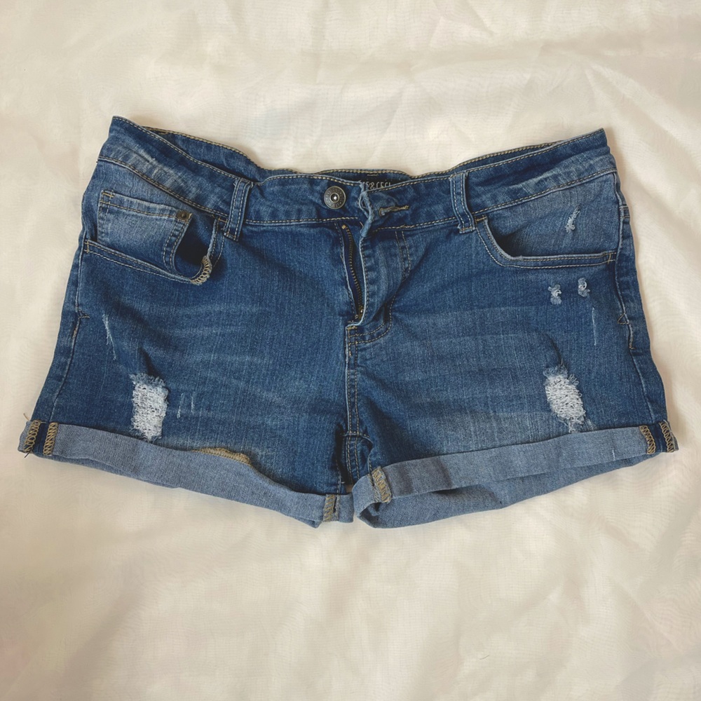 Jean shorts size 14 barley used